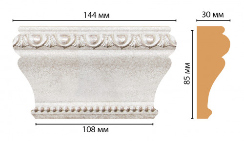 Капитель DECOMASTER D202-19D (144*85*30мм)