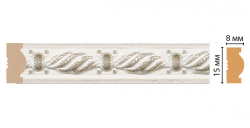 Молдинг DECOMASTER 105-14 (15*8*2400мм)
