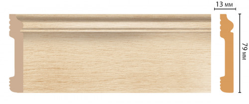 Плинтус напольн.DECOMASTER D005-71 ШК/26 (79*13*2400 мм)