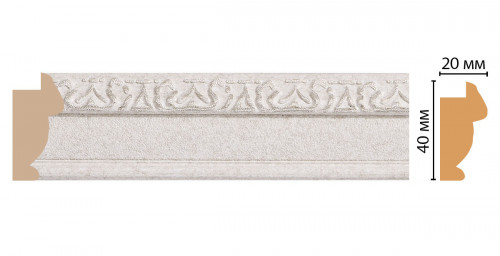 Багет DECOMASTER 807-19D (40*20*2900мм)