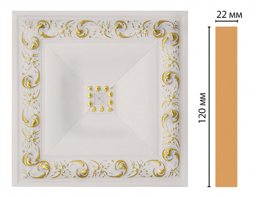 Вставка цветная DECOMASTER D208-54 (120*120*22мм)