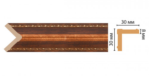 Угол DECOMASTER 116-1084 (30*30*2400мм)