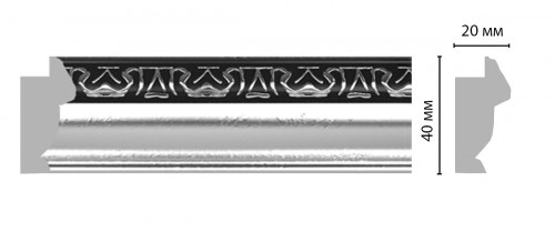 Багет DECOMASTER 807-63 ШК/48 (40*20*2900мм)