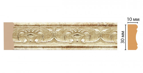 Молдинг DECOMASTER 165-127 ДМ (30*10*2400 мм)