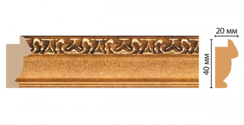 Багет  DECOMASTER 807-1223 ДМ (40*20*2900 мм)