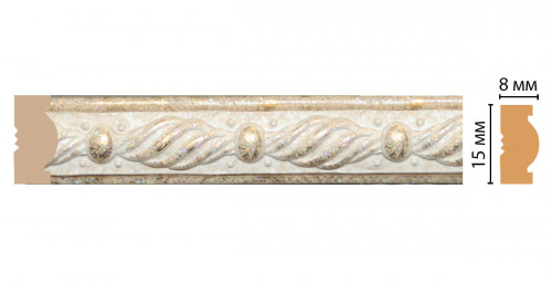 Молдинг DECOMASTER 105-18 (15*8*2400мм)