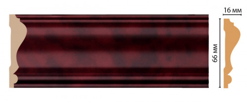 Молдинг DECOMASTER D022-62 (66*16*2400мм)