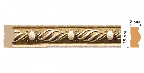Молдинг DECOMASTER 105-17 (15*8*2400мм)
