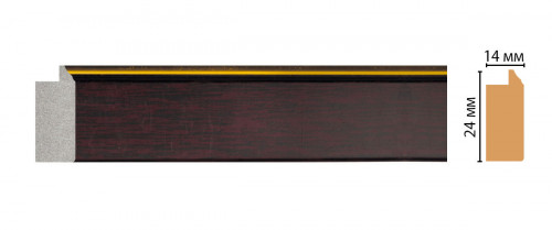 Багет DECOMASTER FM2-2 (24*14*2850мм)