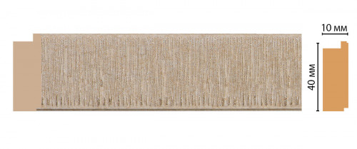 Молдинг DECOMASTER 109-18 (40*10*2400мм)