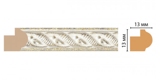 Молдинг DECOMASTER 118-20 (13*13*2400мм)