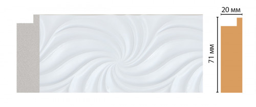 Багет DECOMASTER FM25-2 (71*20*2850мм)