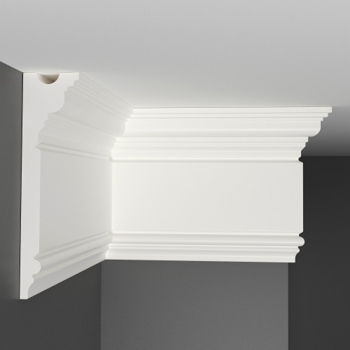 Плинтус потолочный DECOMASTER D214-115 ДМ (150*38*2000мм)