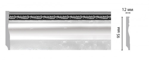Плинтус напольный DECOMASTER 153-63 ШК/18  (95*12*2400 мм)