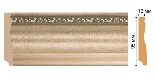 Плинтус напольный DECOMASTER 153-59 (95*12*2400мм)